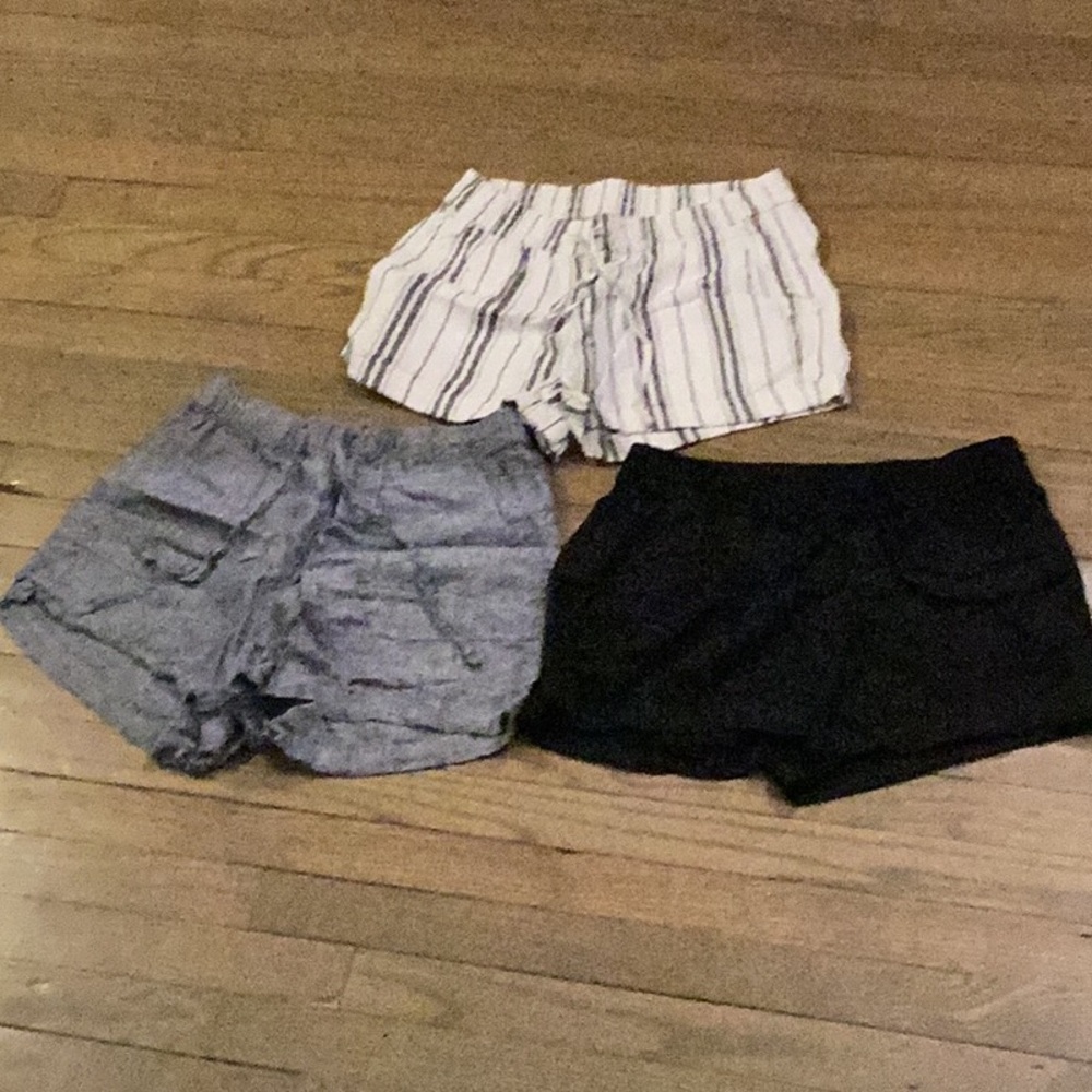 Dark colored shorts